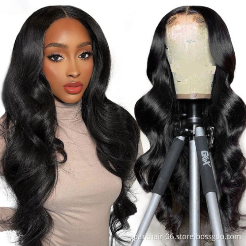Wholesale 180 Density HD lace front wig body wave 100 Brazilian Virgin Hair closure human hair wigs for black women